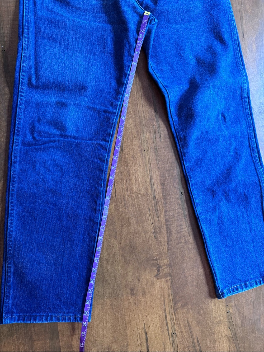 Wrangler 13MWZ Cowboy Cut Jeans - 33Wx31L Fits 32Wx29.5L - Picture 7 of 7